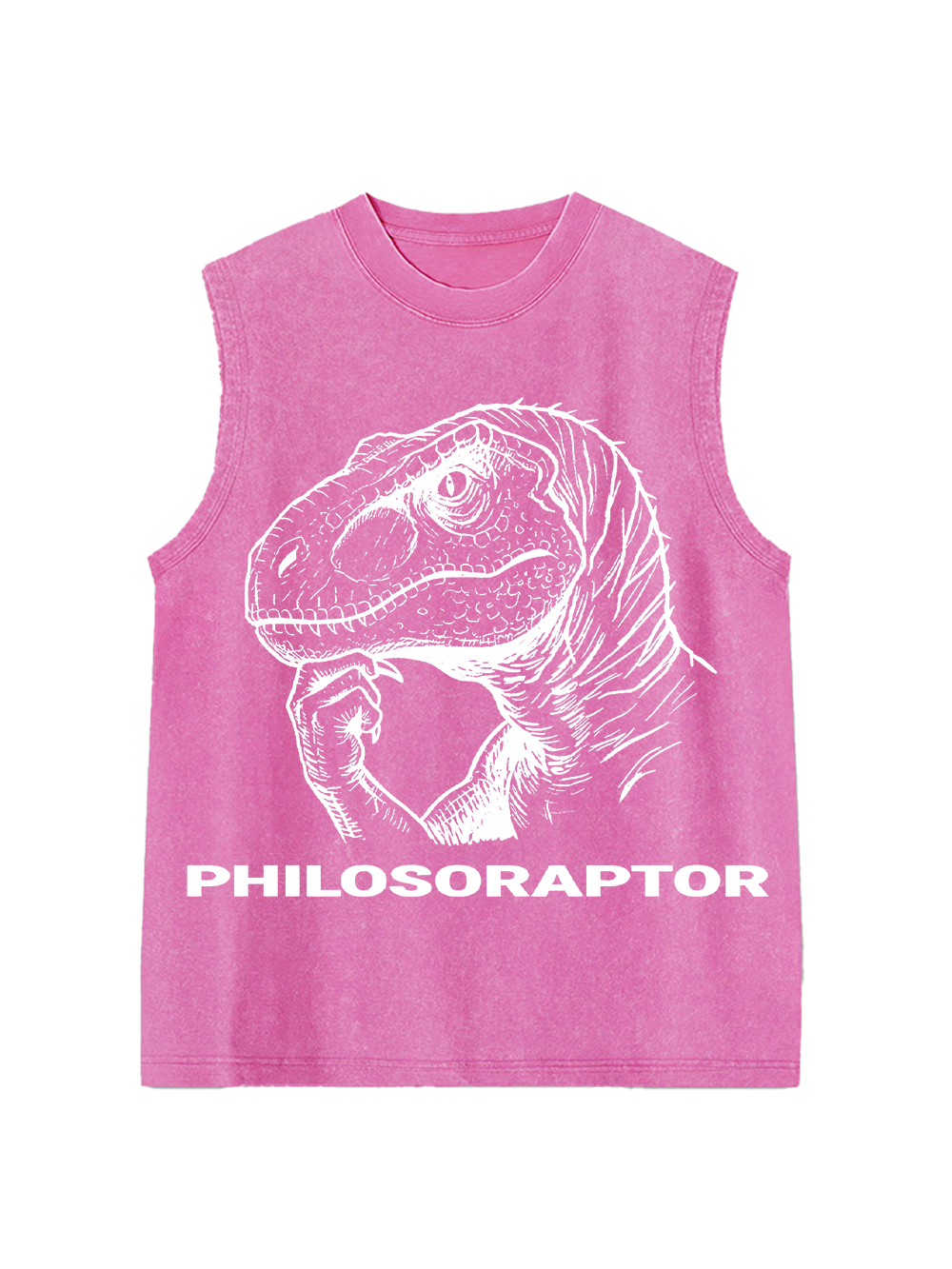 PHILOSORAPTOR WASHED TANK TOP