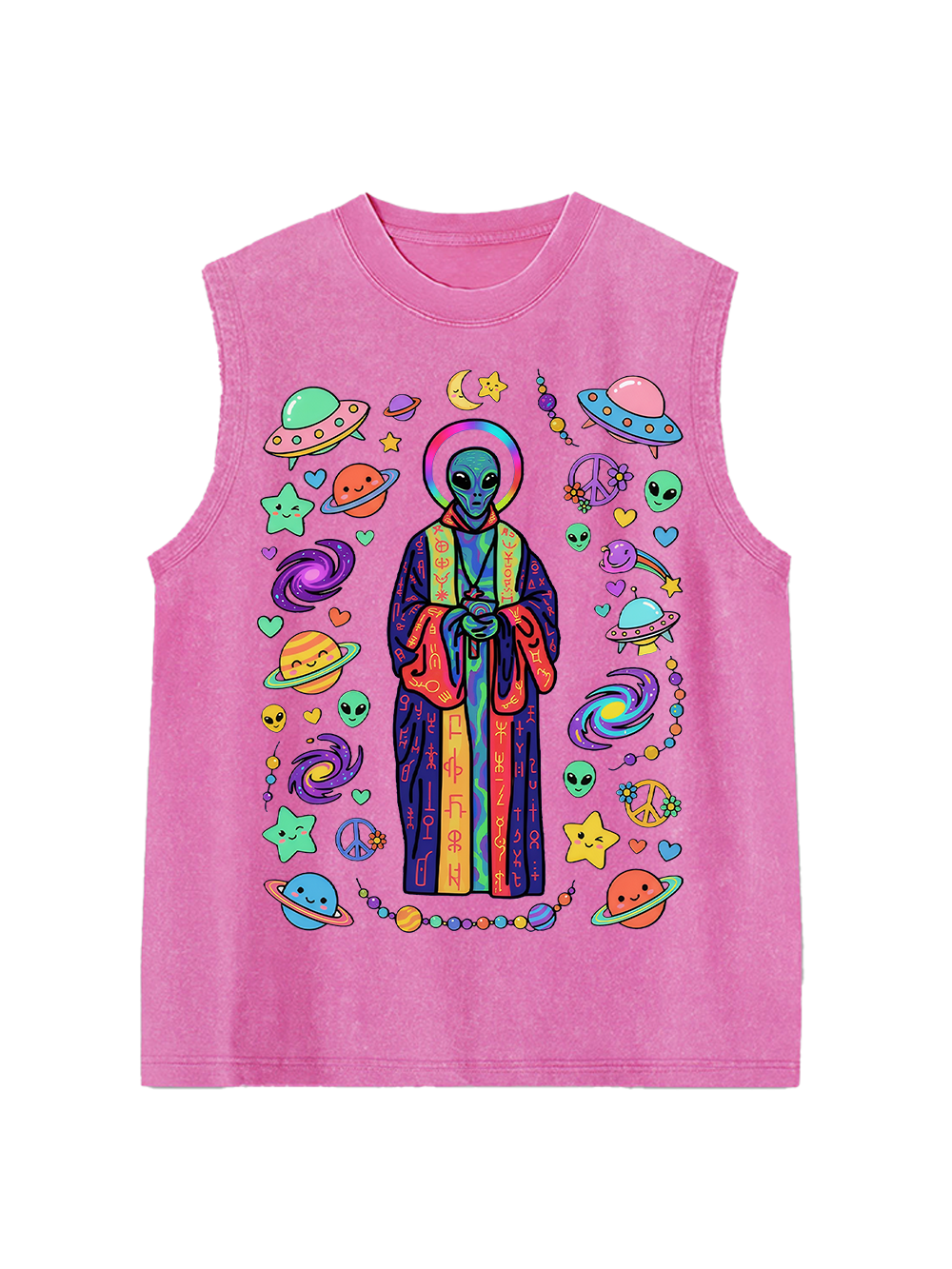 COSMIC SAINT WASHED TANK TOP