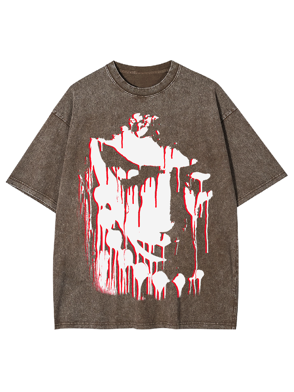 BLOODY DRIPPING FACE WASHED TSHIRT