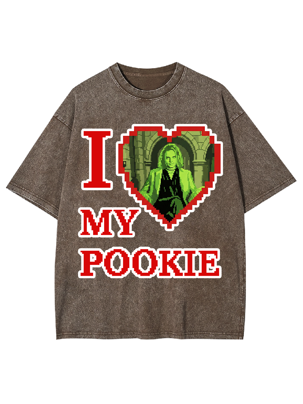 I LOVE MY POOKIE WASHED TSHIRT