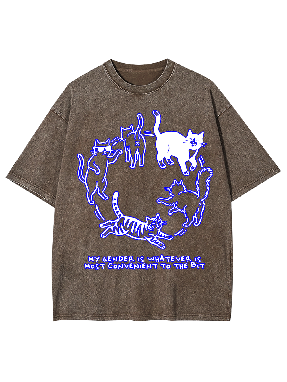 MY GENDER IS WHATEVER IS MOST CONVENIENT TO THE BIT AAA WASHED TSHIRT