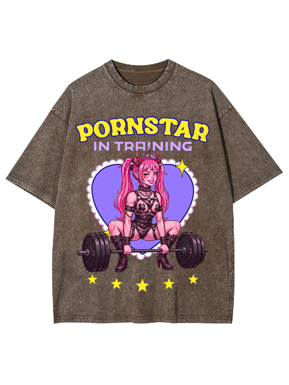 PORNSTAR IN TRAINING AAA WASHED TSHIRT