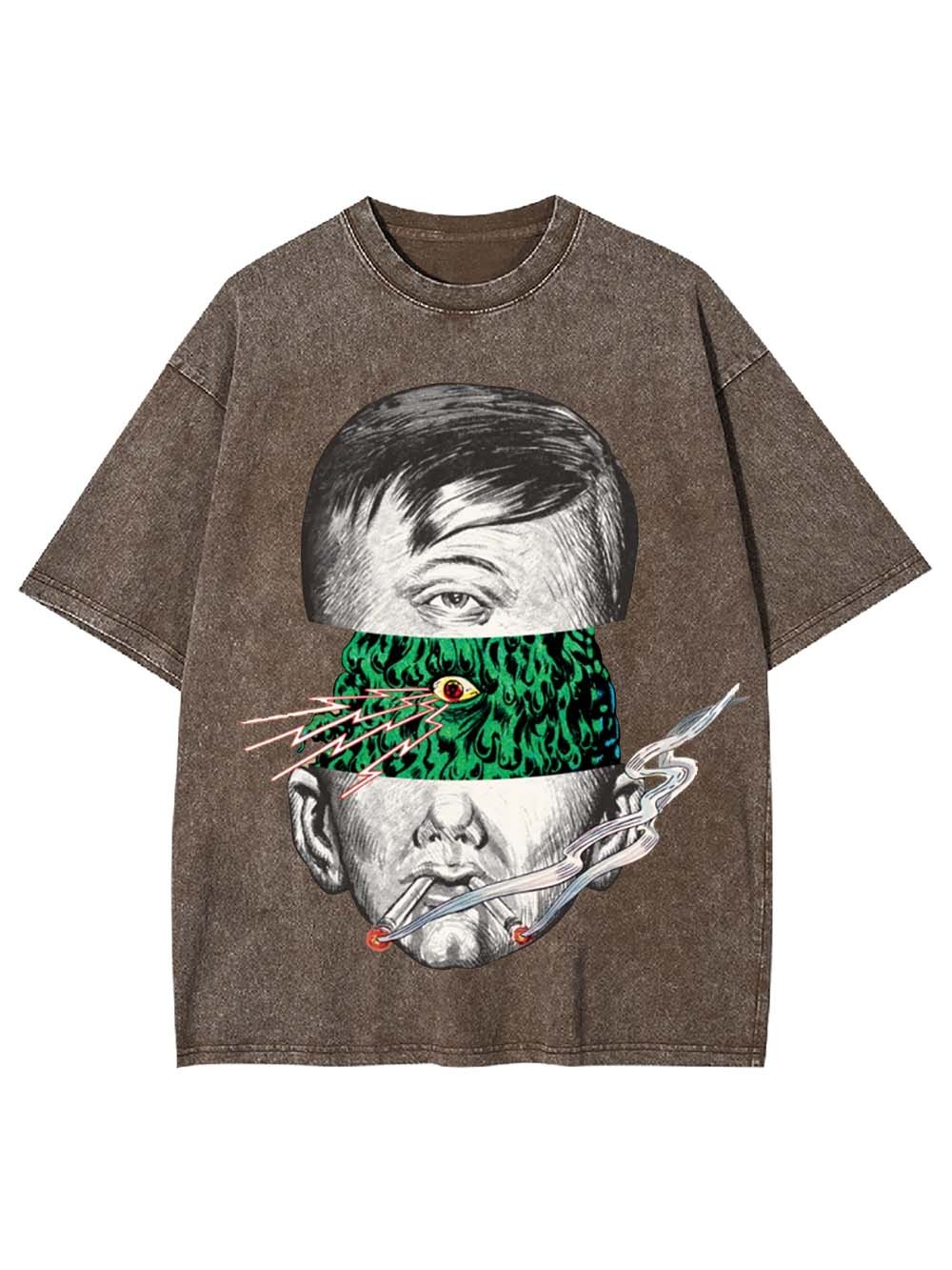 Fractured Perception Washed Tshirt