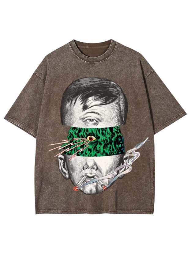 Fractured Perception Washed Tshirt