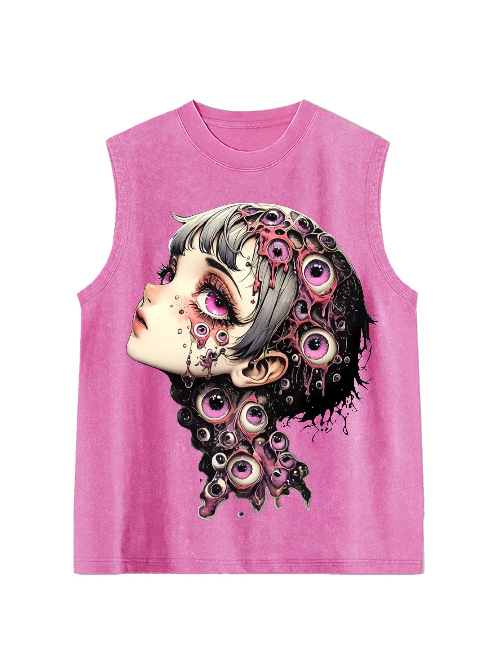 Eyes Of The Abyss Washed Tank Top