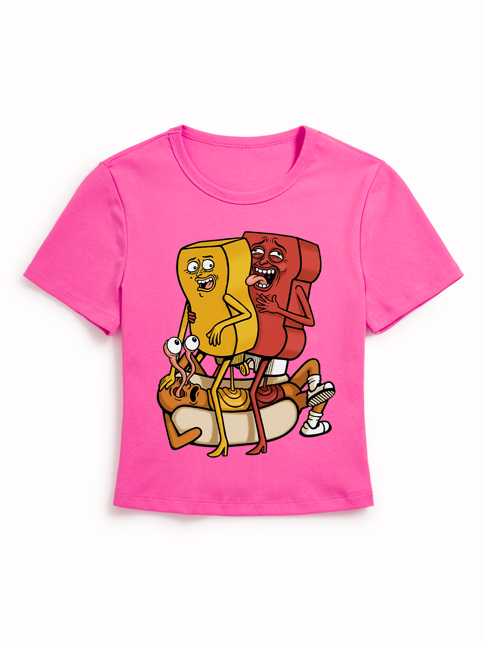 WEIRD FOOD ART BABY TEE