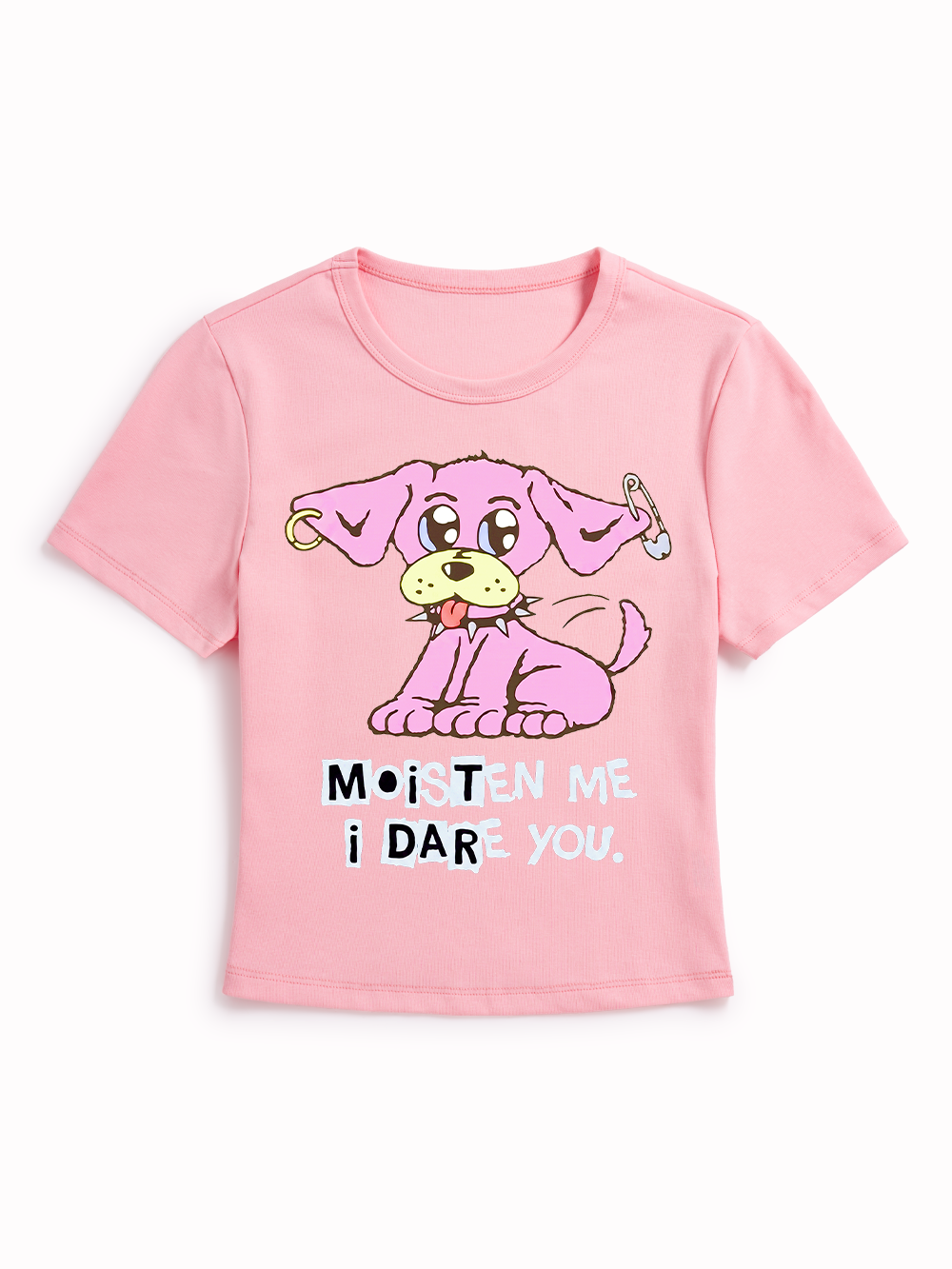 MOISTEN ME I DARE YOU BABY TEE