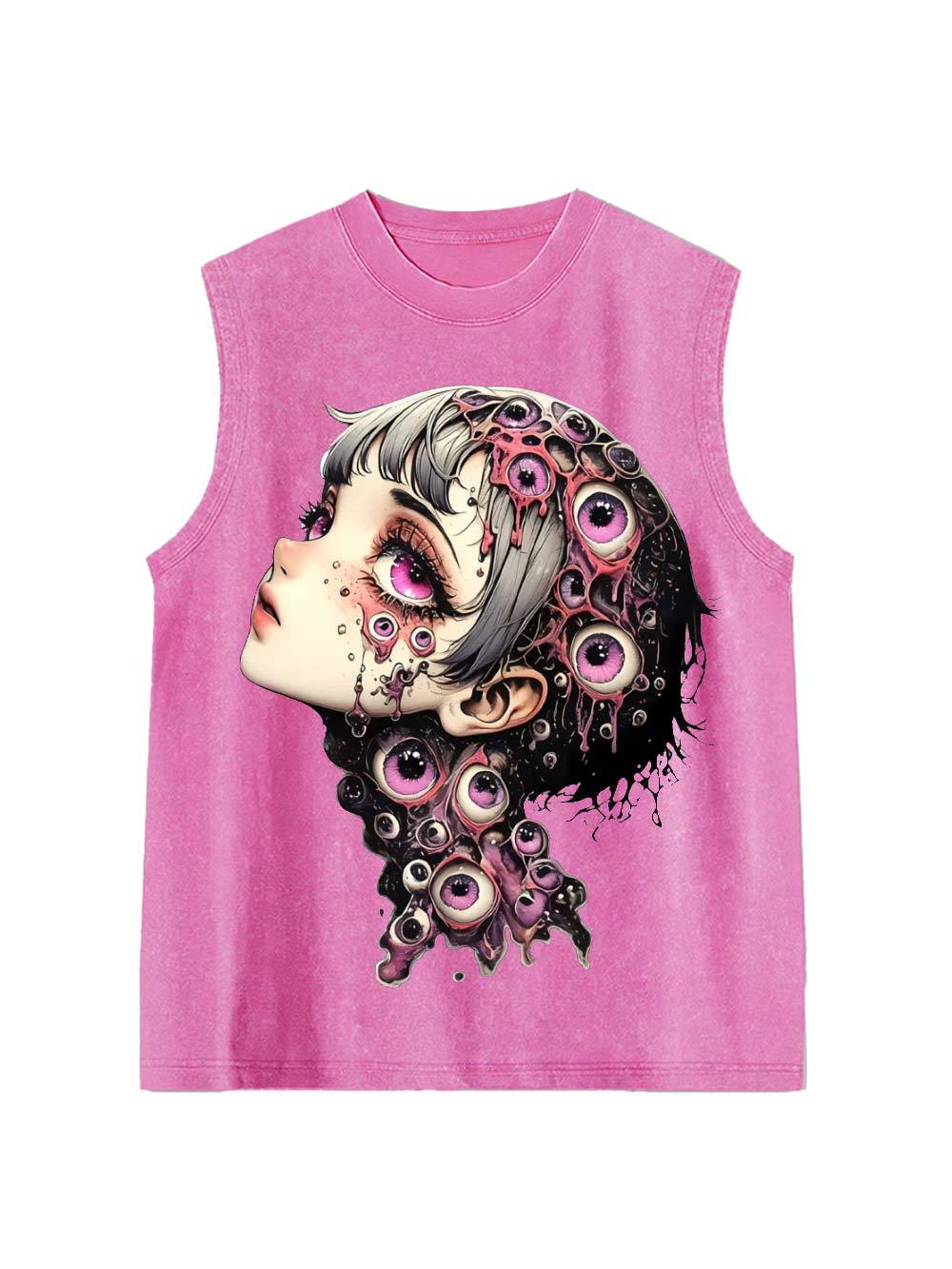 Eyes Of The Abyss Washed Tank Top