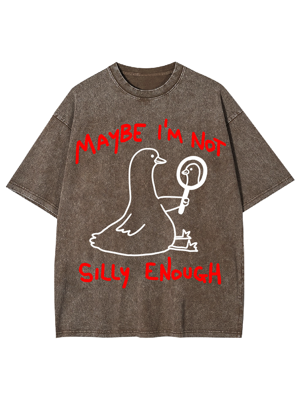 MAYBE I’M NOT SILLY ENOUGH AAA WASHED TSHIRT