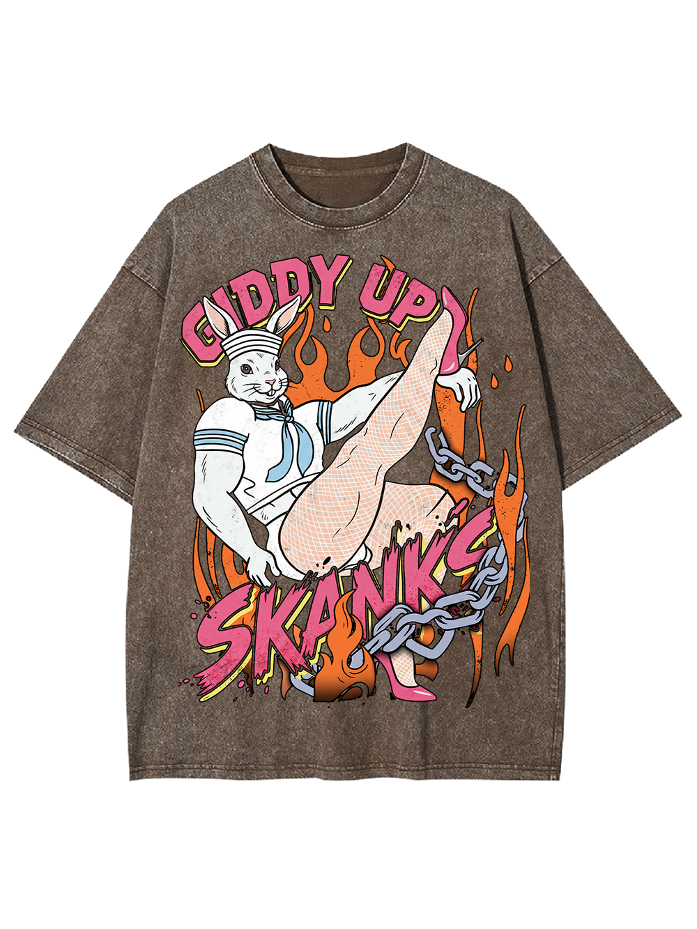 GIDDY UP SKANKS AAA WASHED TSHIRT