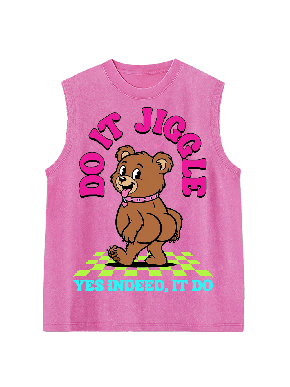 DO IT JIGGLE WASHED TANK TOP