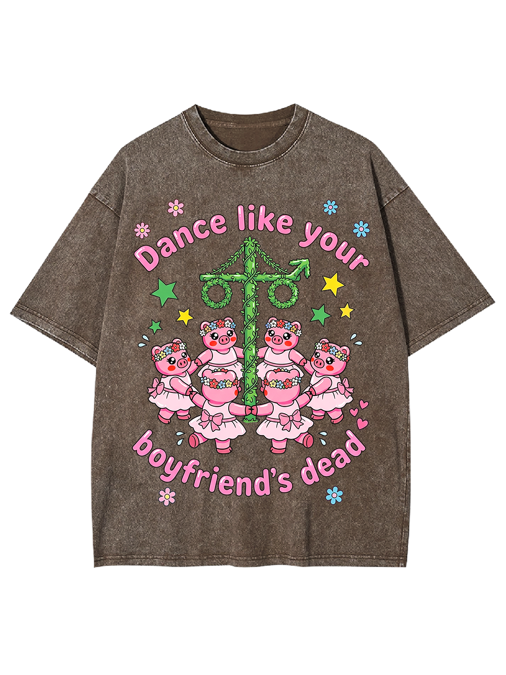 DANCE LIKE YOUR BOYFRIEND’S DEAD BEARS AAA WASHED TSHIRT