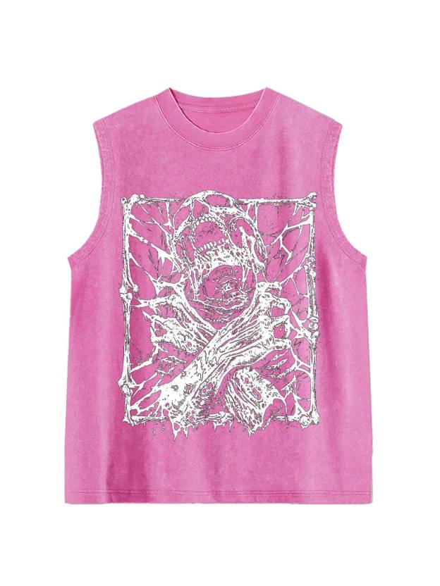 Entangled Terror Washed Tank Top