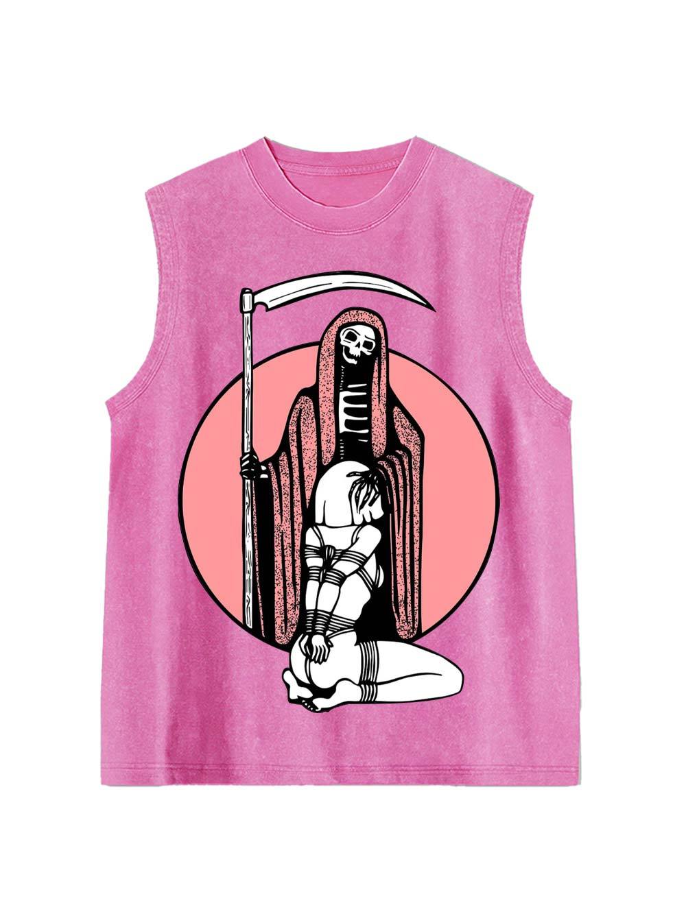 Death And Bound Washed Tank Top