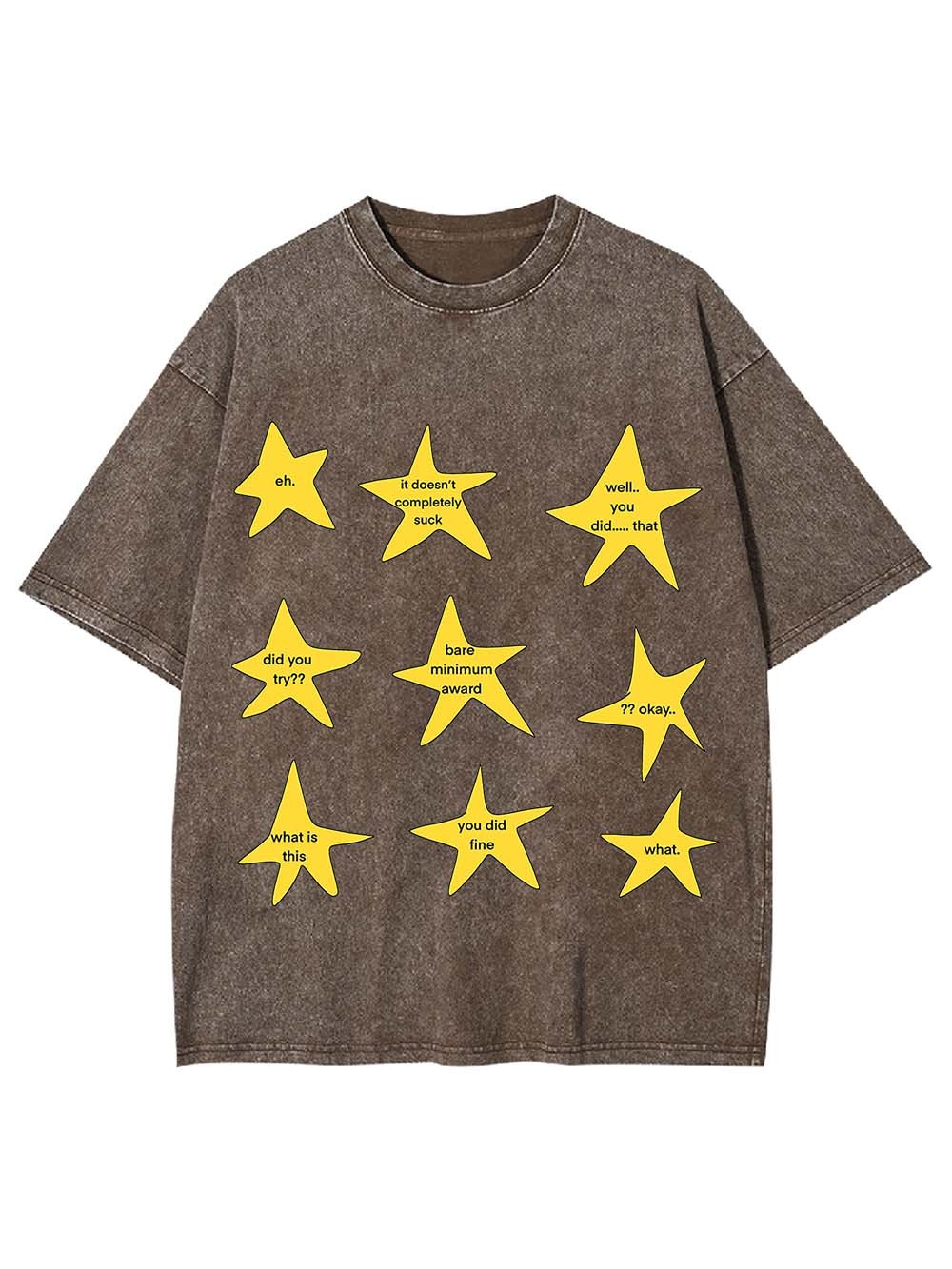 Snarky Gold Star Awards Washed Tshirt