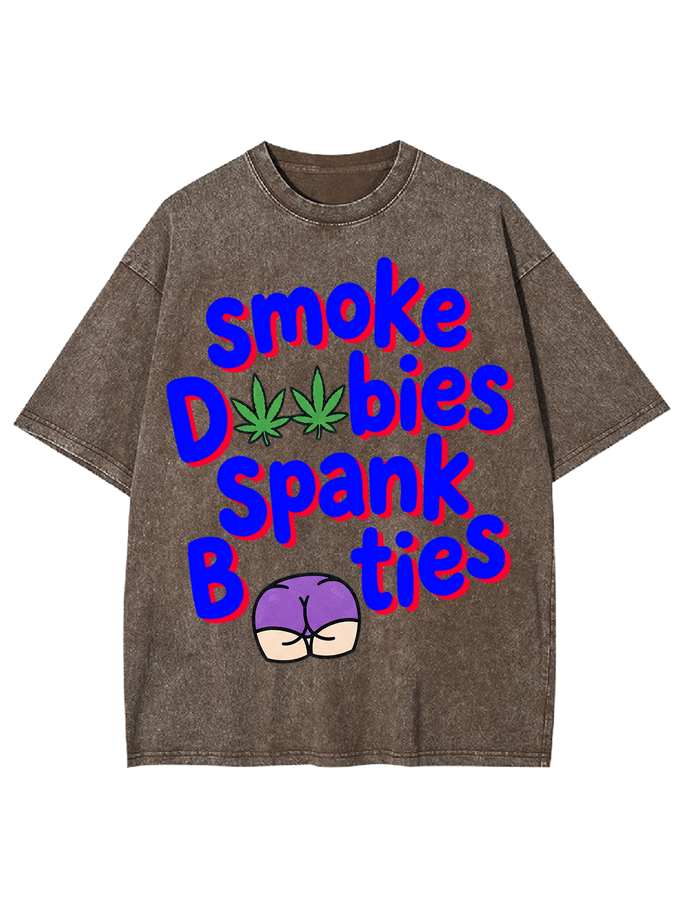 SMOKE DOOBIES SPANK BOOTIES AAA WASHED TSHIRT