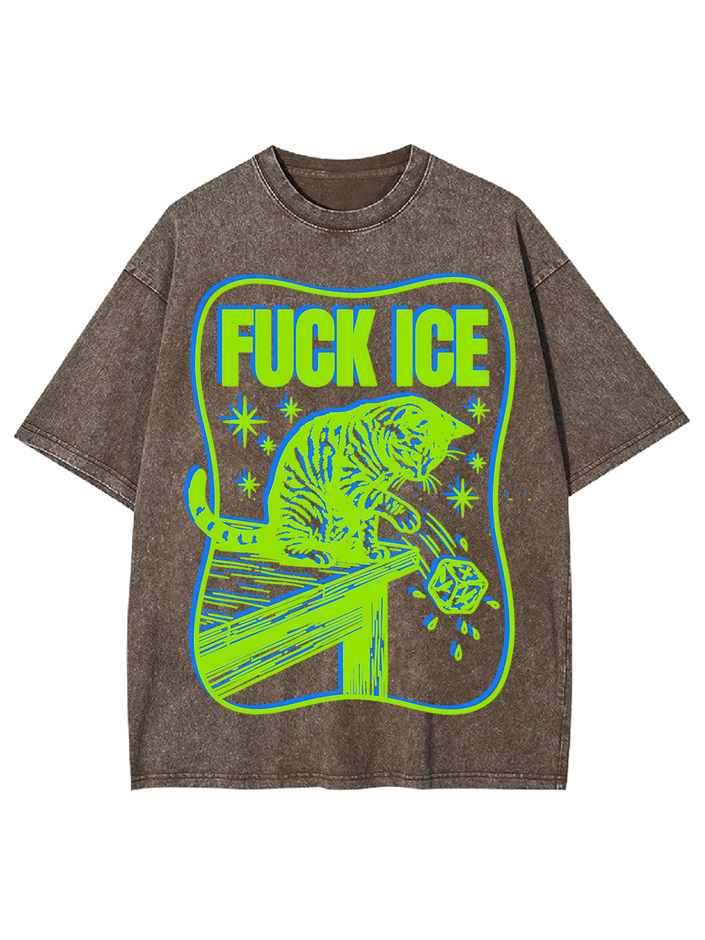 FUCK ICE AAA WASHED TSHIRT