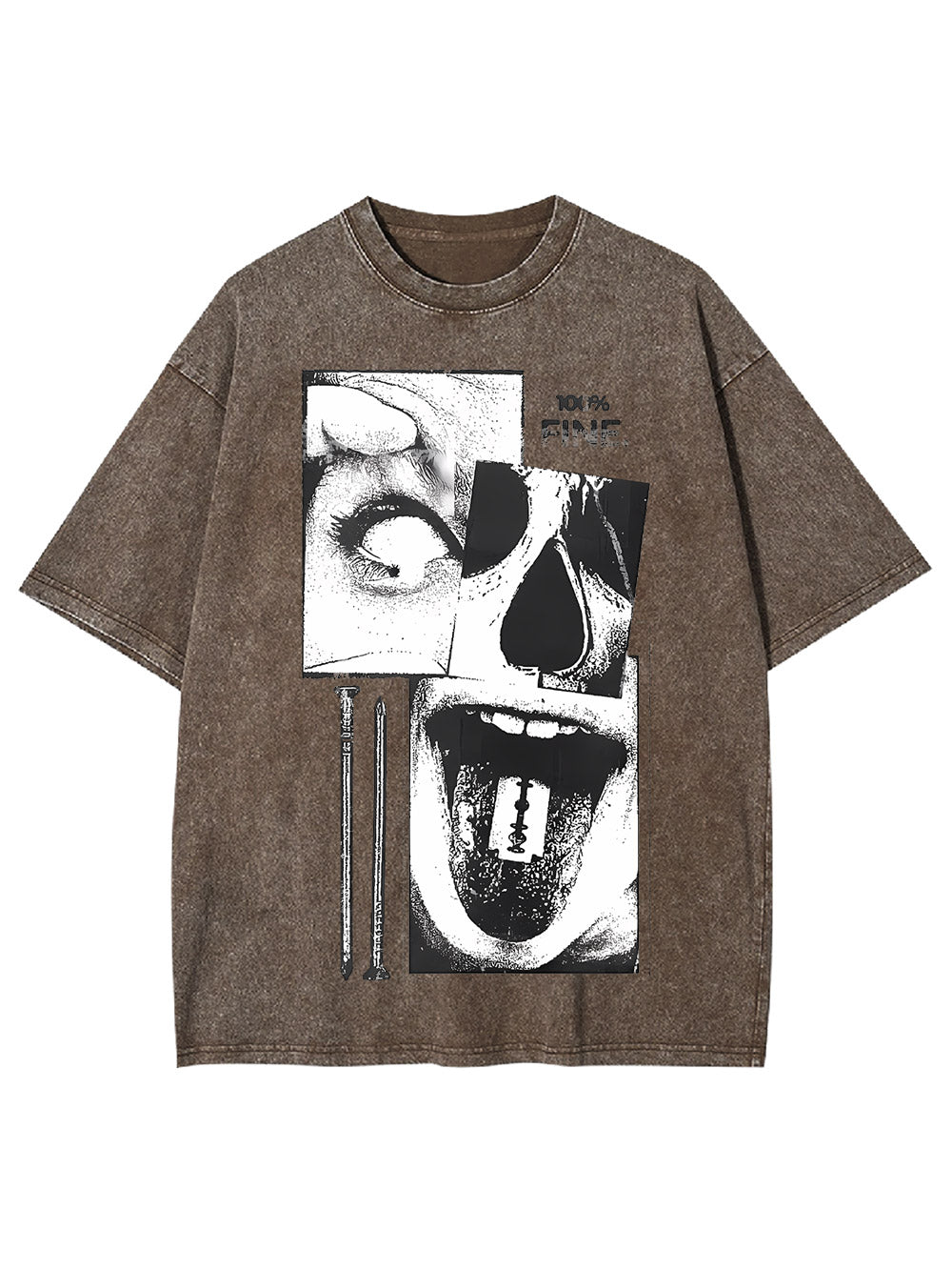 100% Fine Washed Tshirt