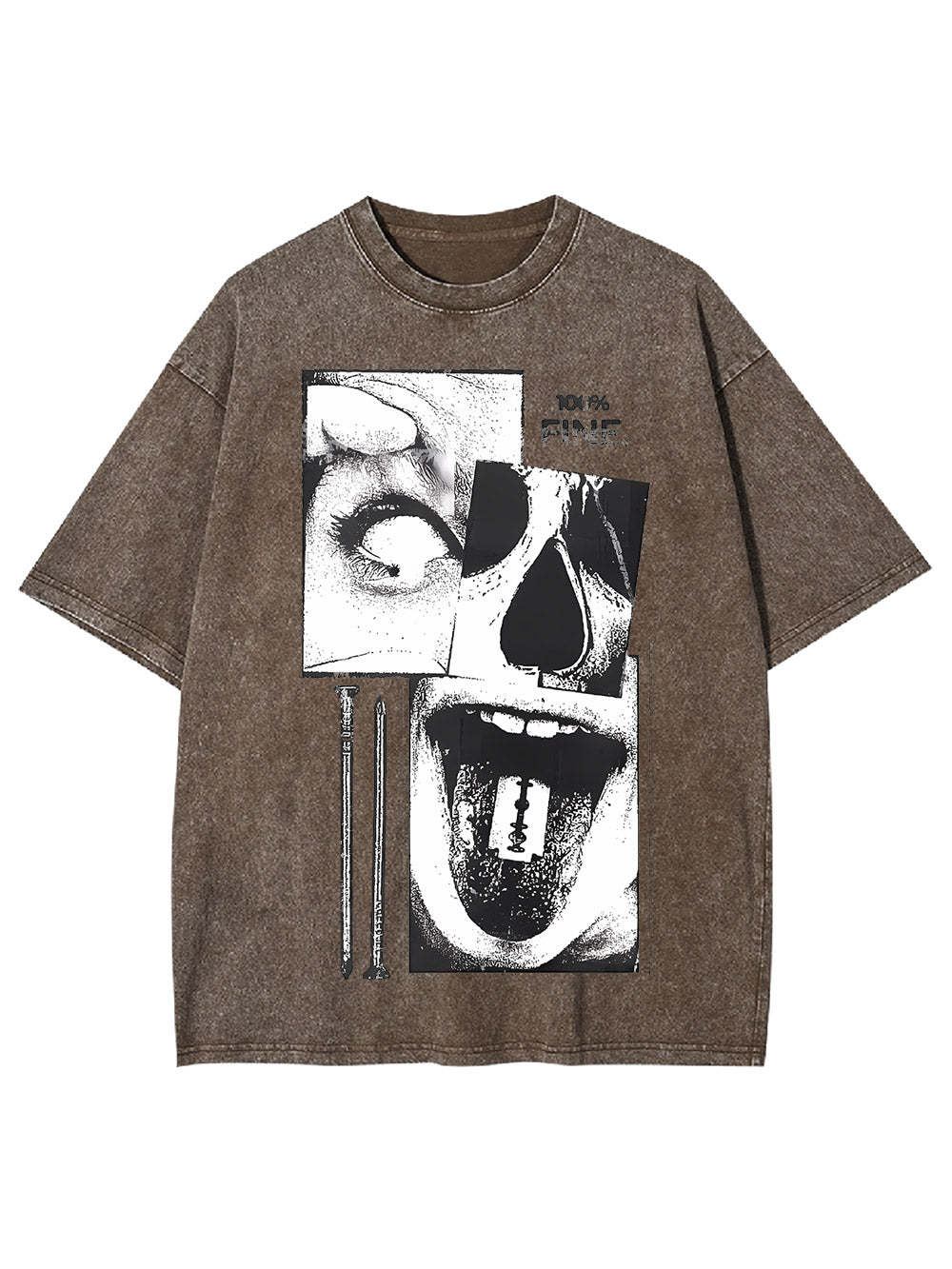 100% Fine Washed Tshirt