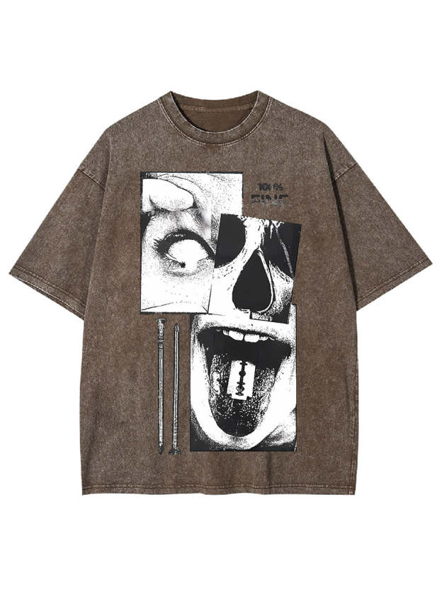 100% Fine Washed Tshirt