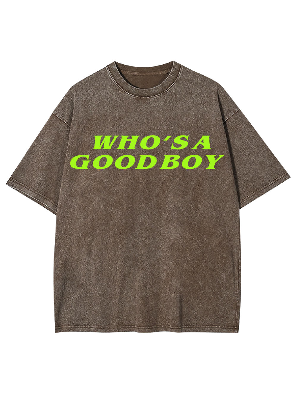 WHO’S A GOOD BOY AAA WASHED TSHIRT