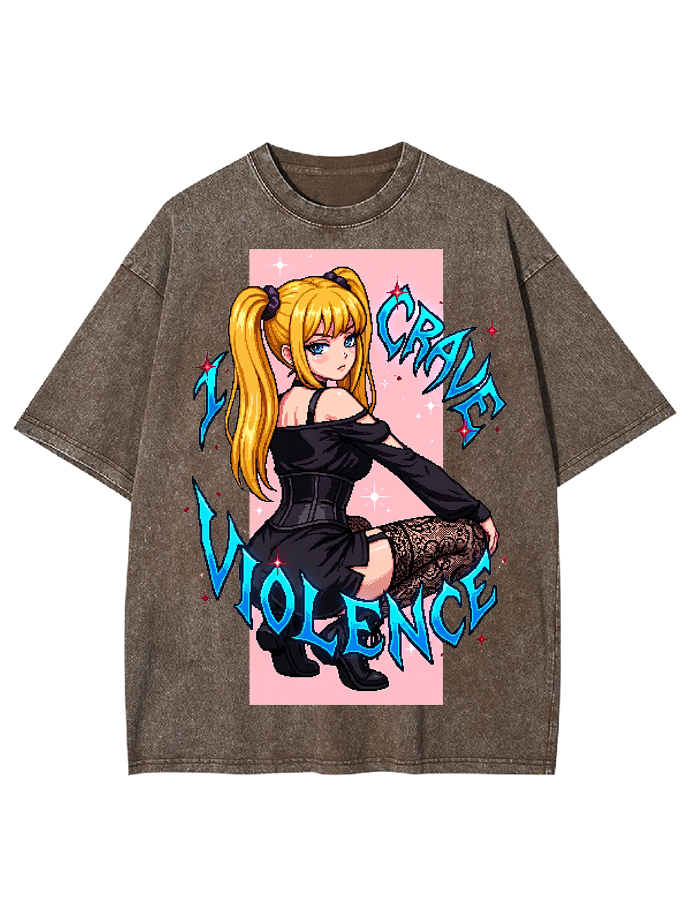 I CRAVE VIOLENCE AAA WASHED TSHIRT