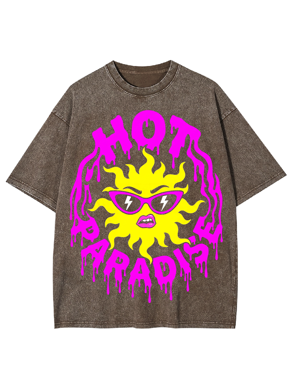 HOT PARADISE AAA WASHED TSHIRT