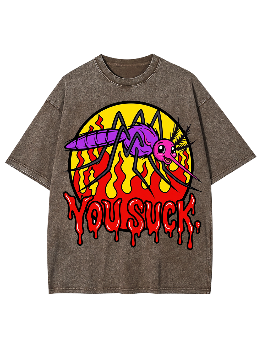 BLOODSUCKING MOSQUITO AAA WASHED TSHIRT