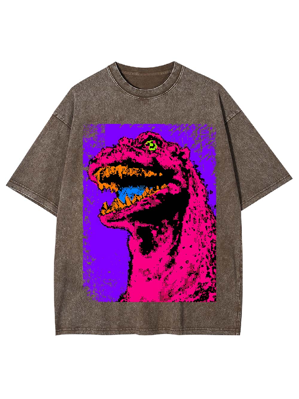 Neon Roar Washed Tshirt