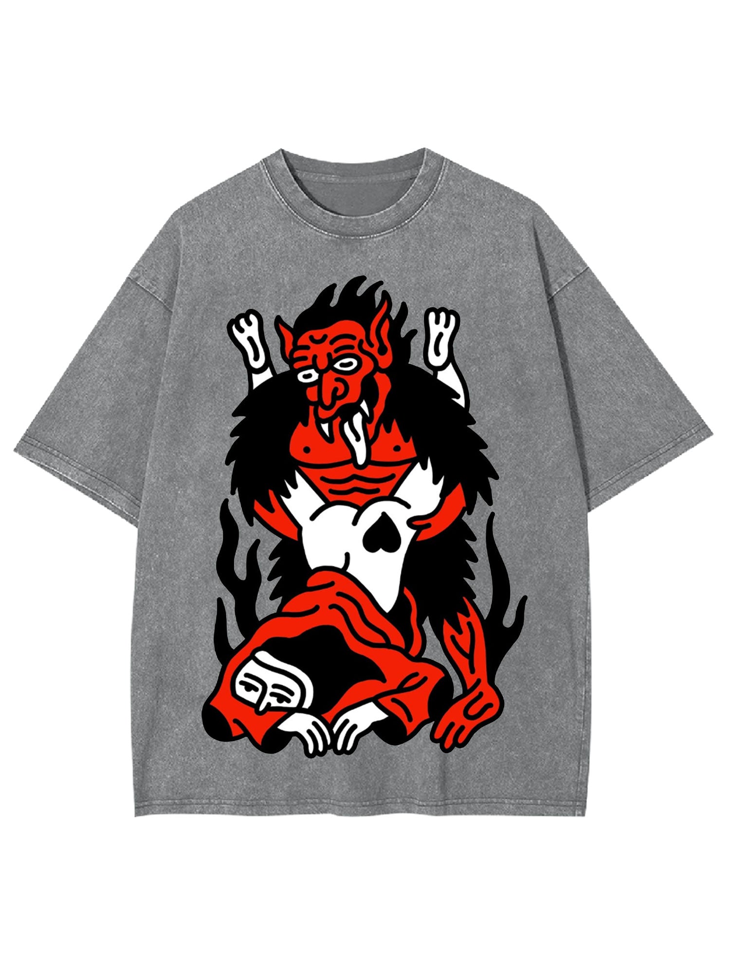 THE DEVIL'S EMBRACE WASHED TSHIRT