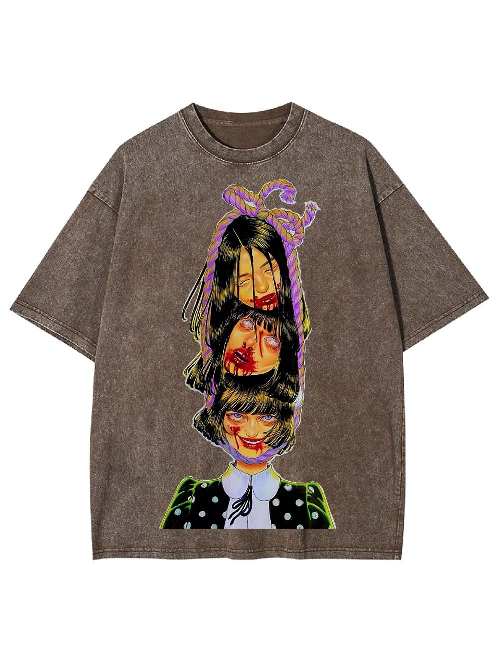 TWISTED FACES OF DARKNESS WASHED TSHIRT