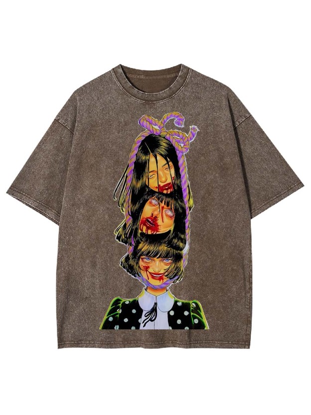 TWISTED FACES OF DARKNESS WASHED TSHIRT