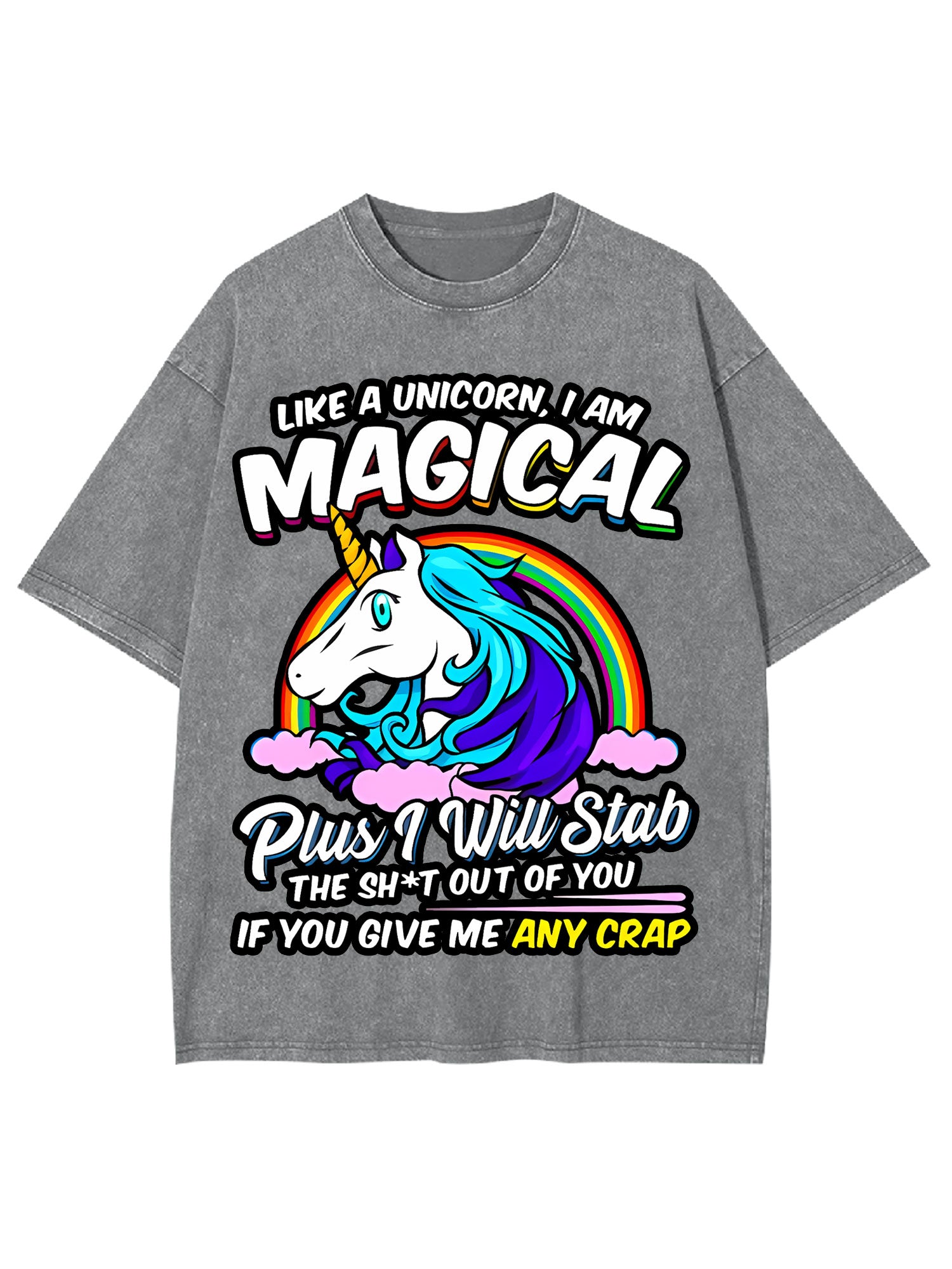 Like A Unicorn, I Am Magical Washed Tshirt