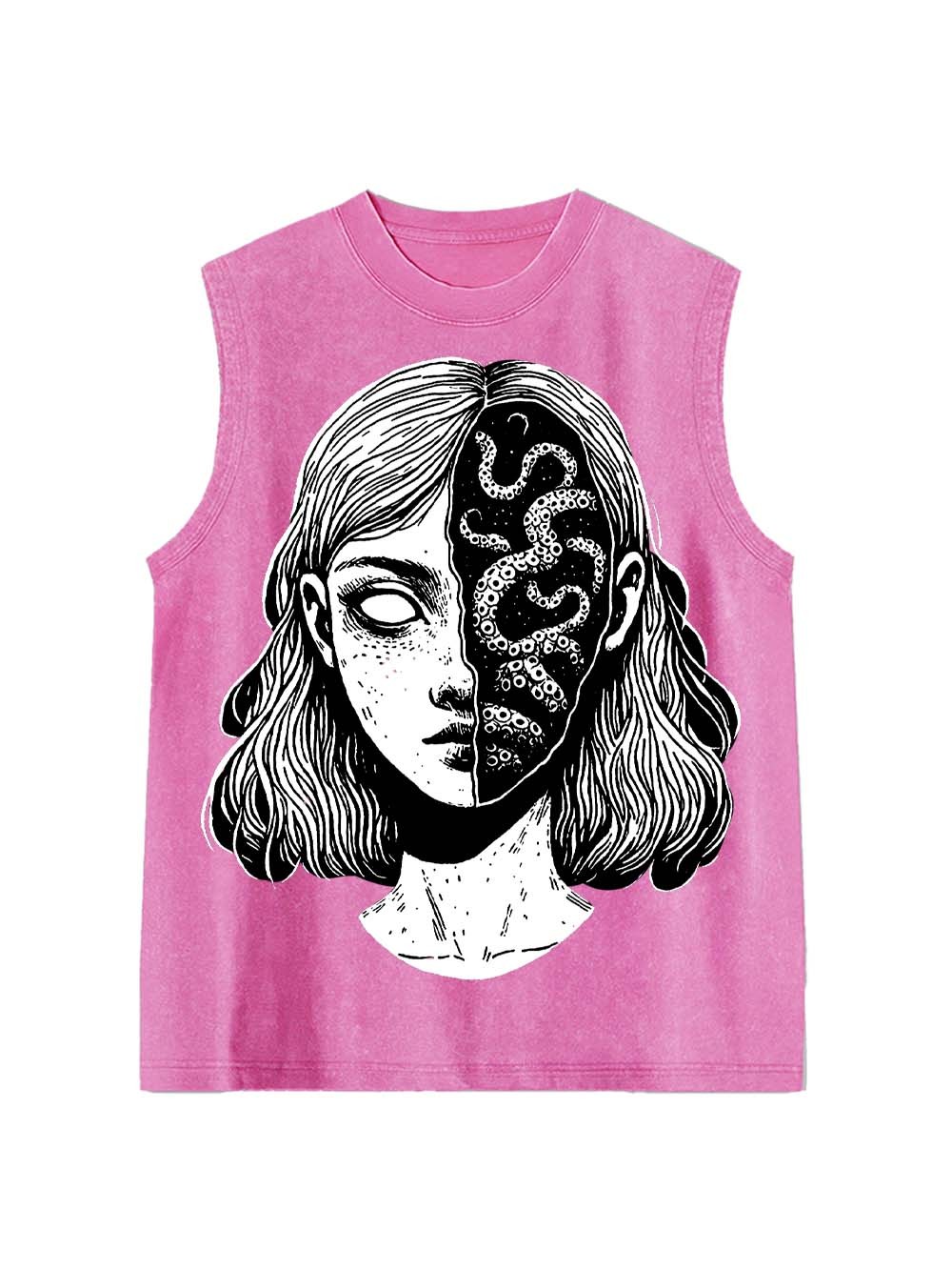 The Duality Within Washed Tank Top