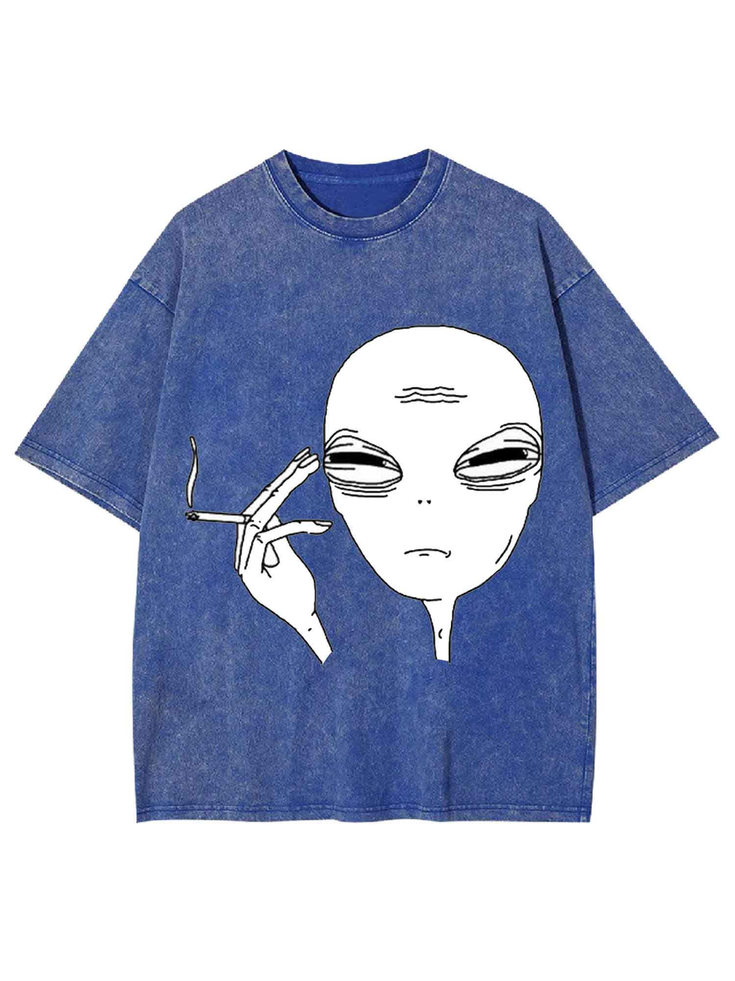 Alien Smoker Washed Tshirt