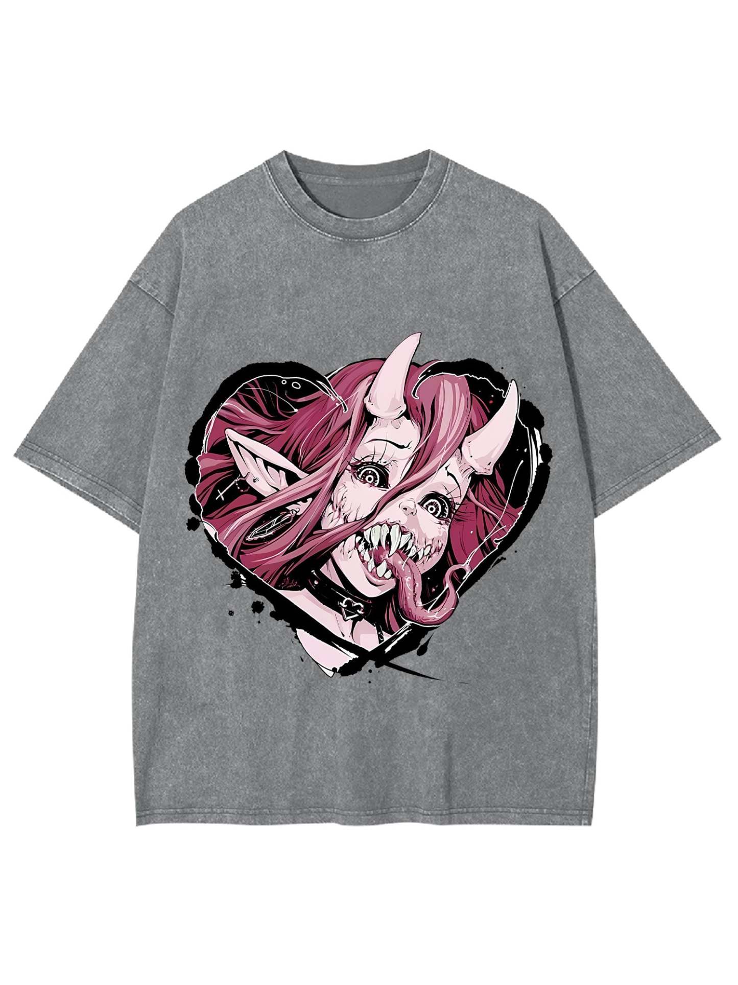 Heart Of The Demoness Washed Tshirt