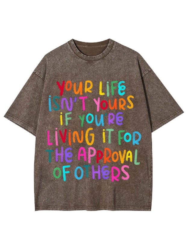 Live for Yourself Washed Tshirt