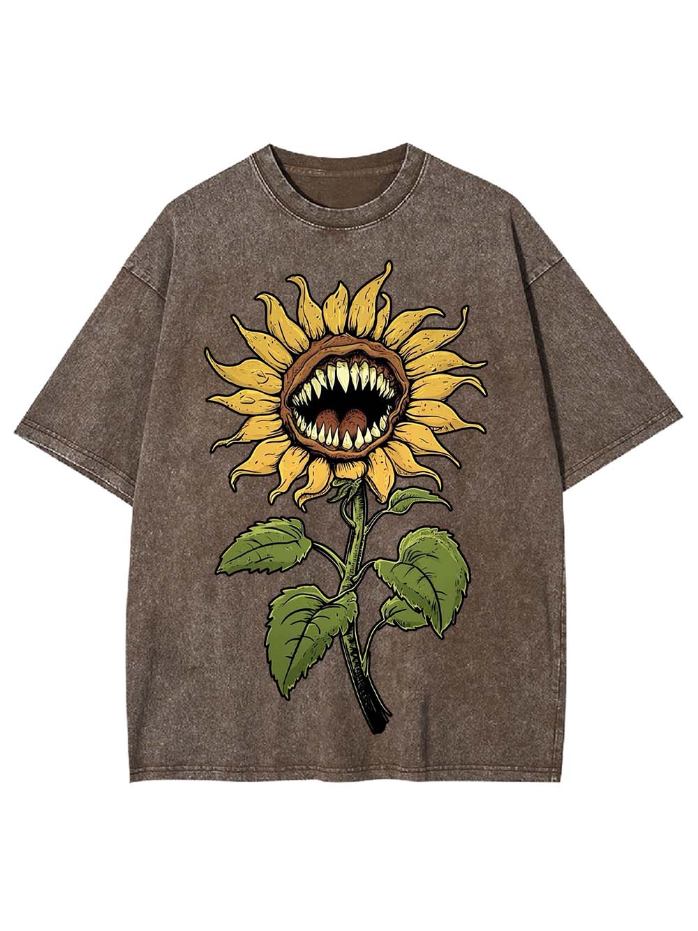 Venomous Sunflower Washed Tshirt