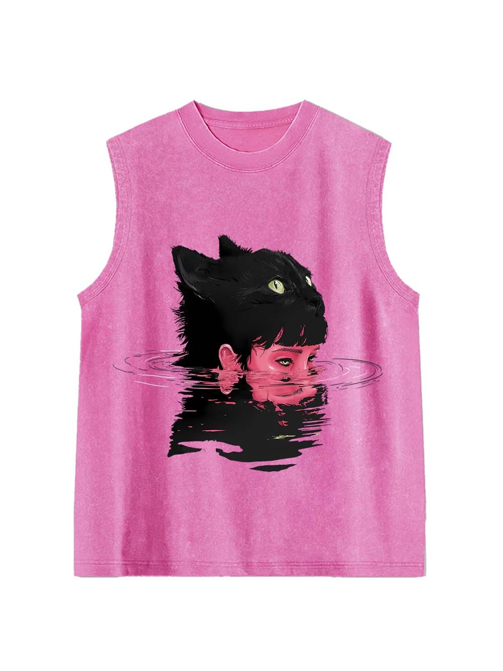 Merging Souls Washed Tank Top