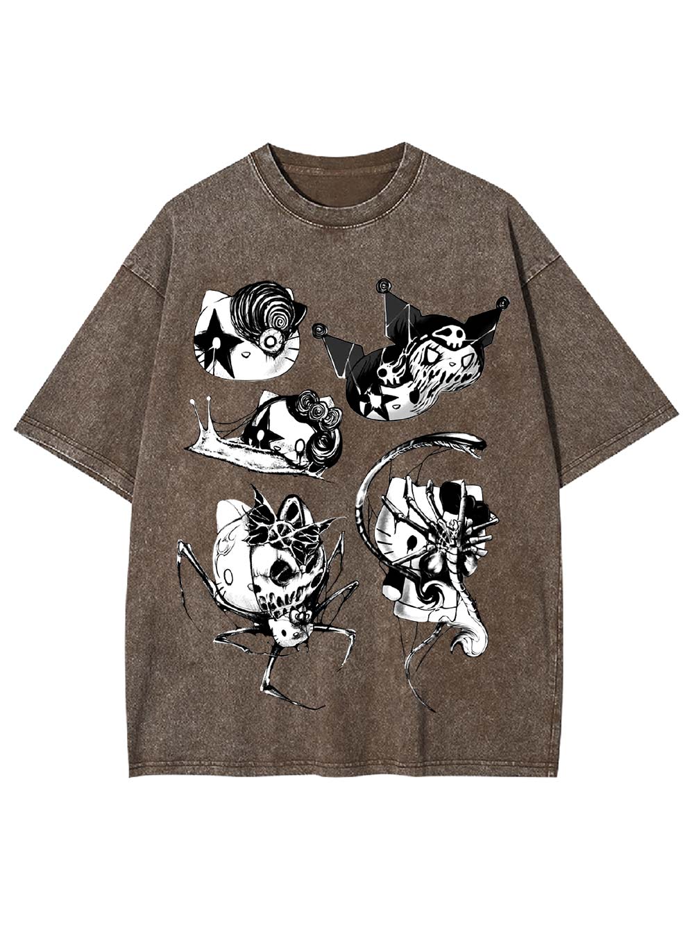 Macabre Creatures Washed Tshirt