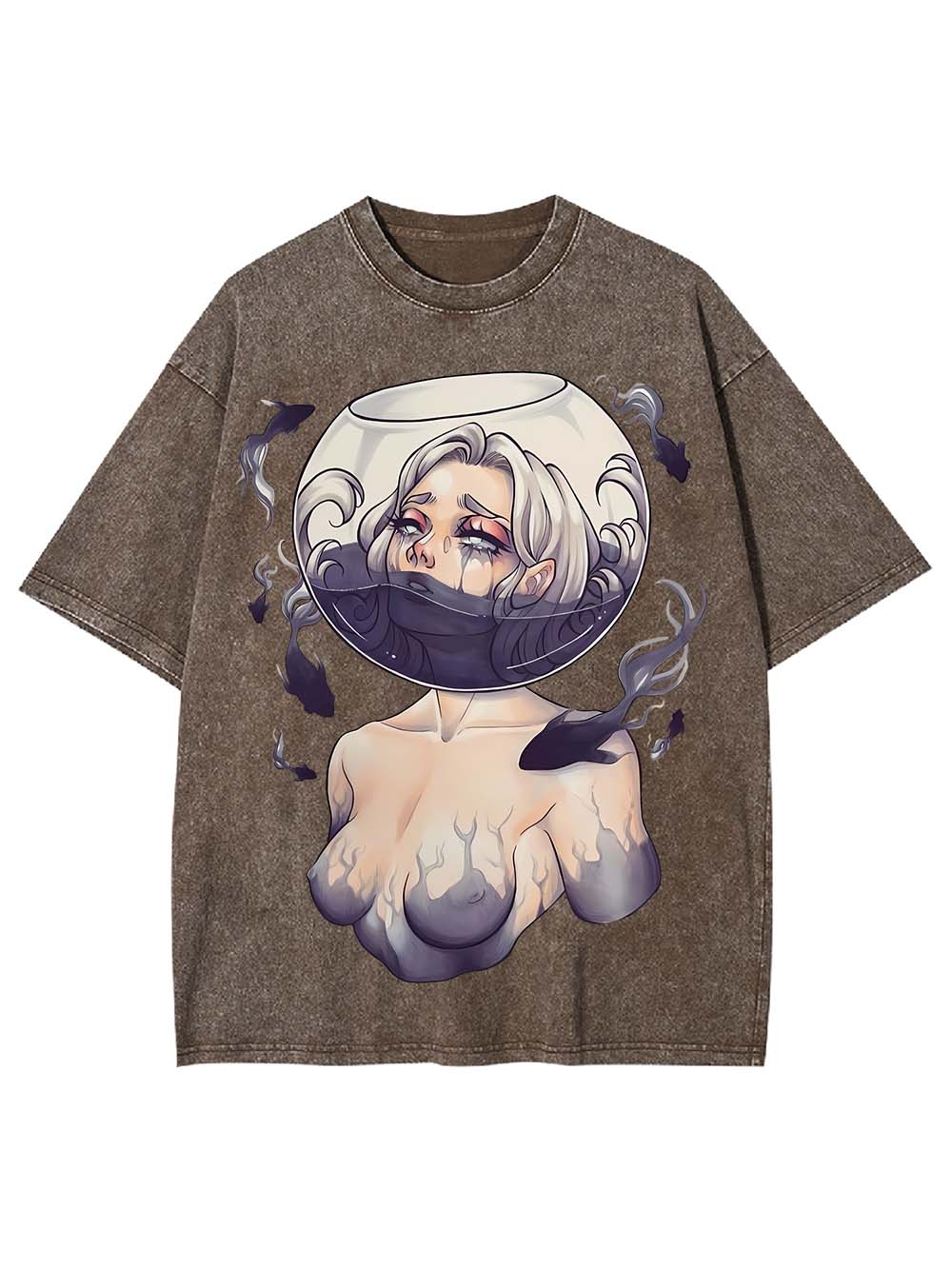 DROWNING IN SILENCE WASHED TSHIRT