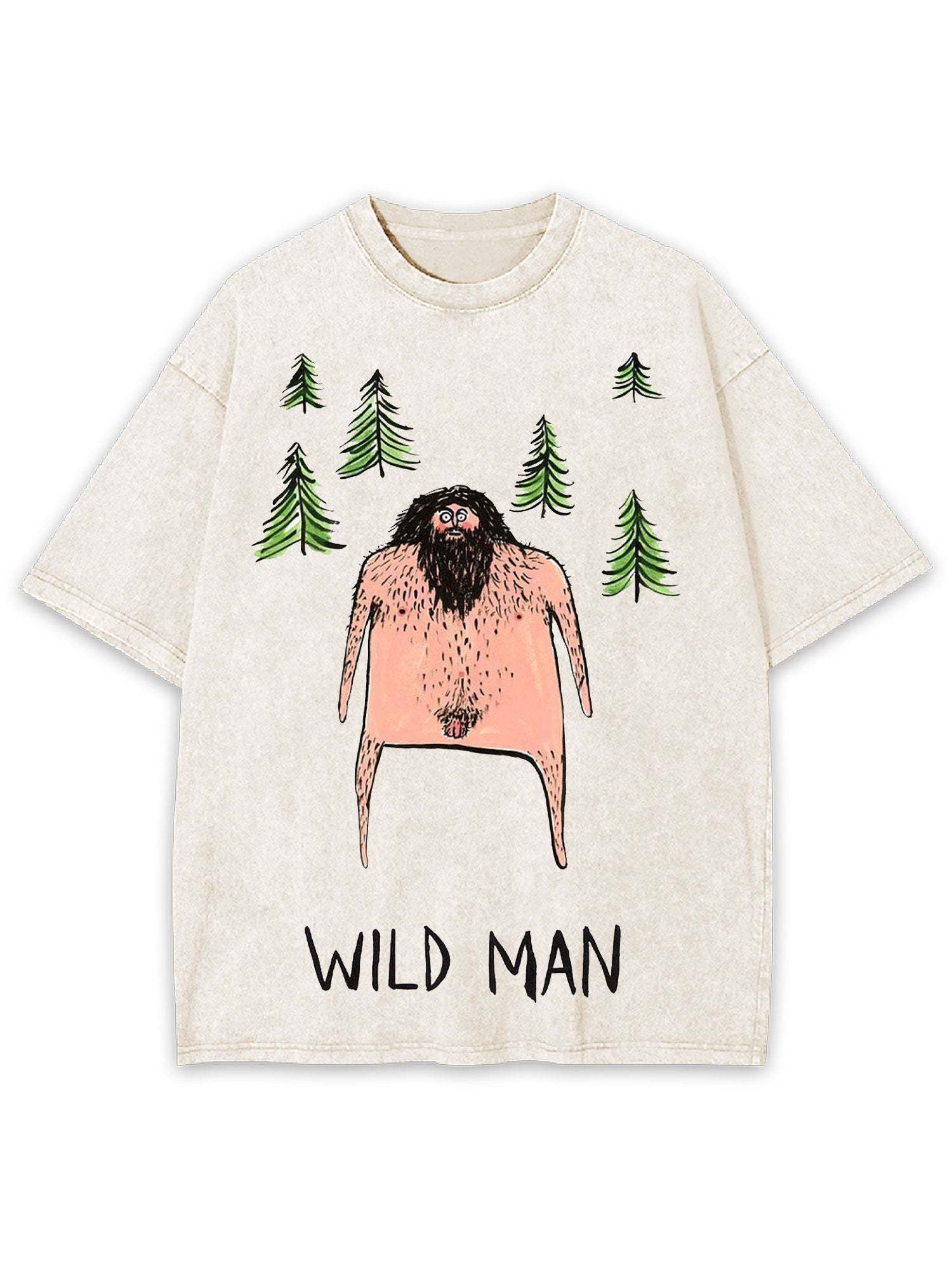 Wild Man Washed Tshirt