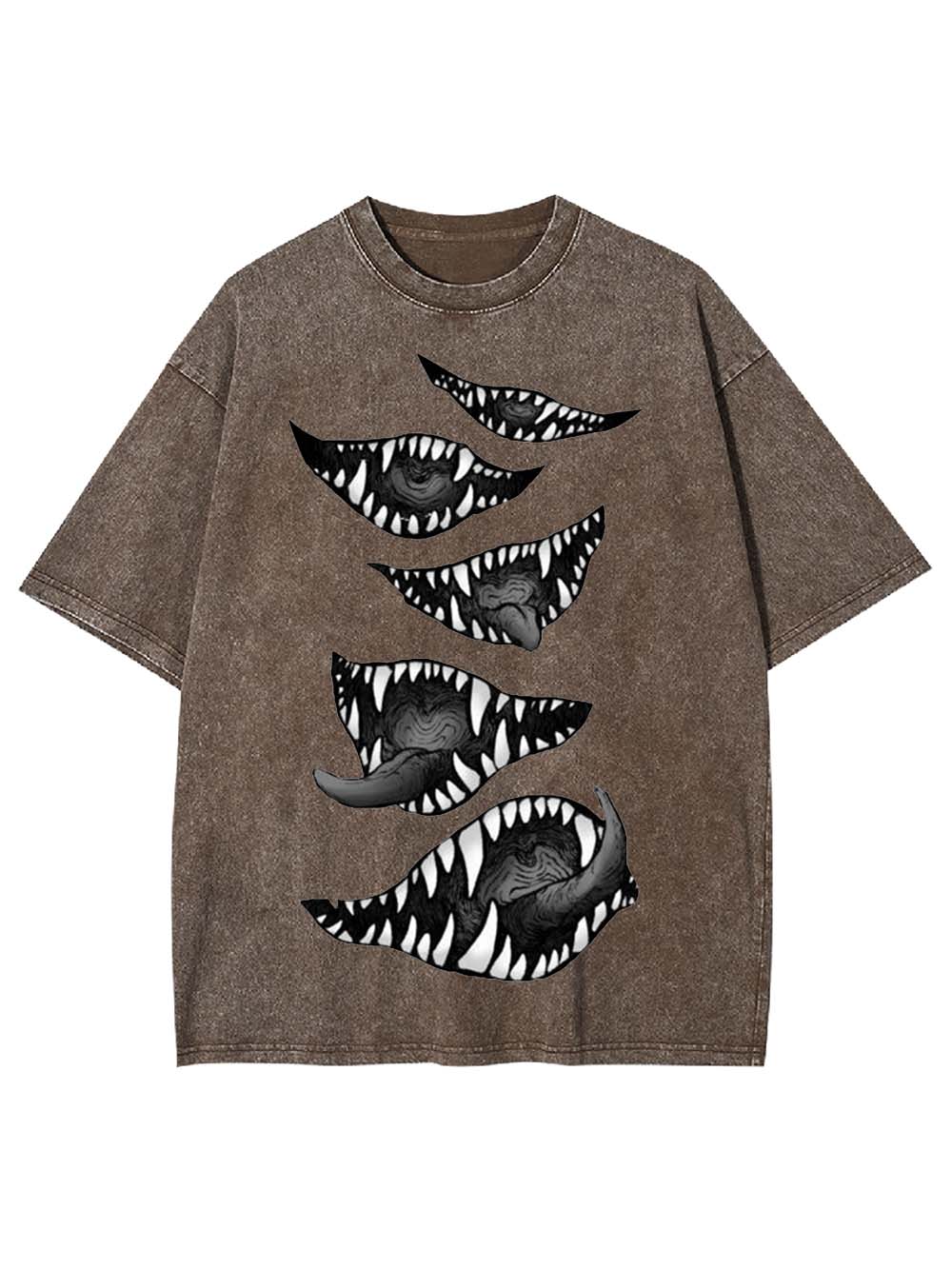 Monstrous Grins Washed Tshirt