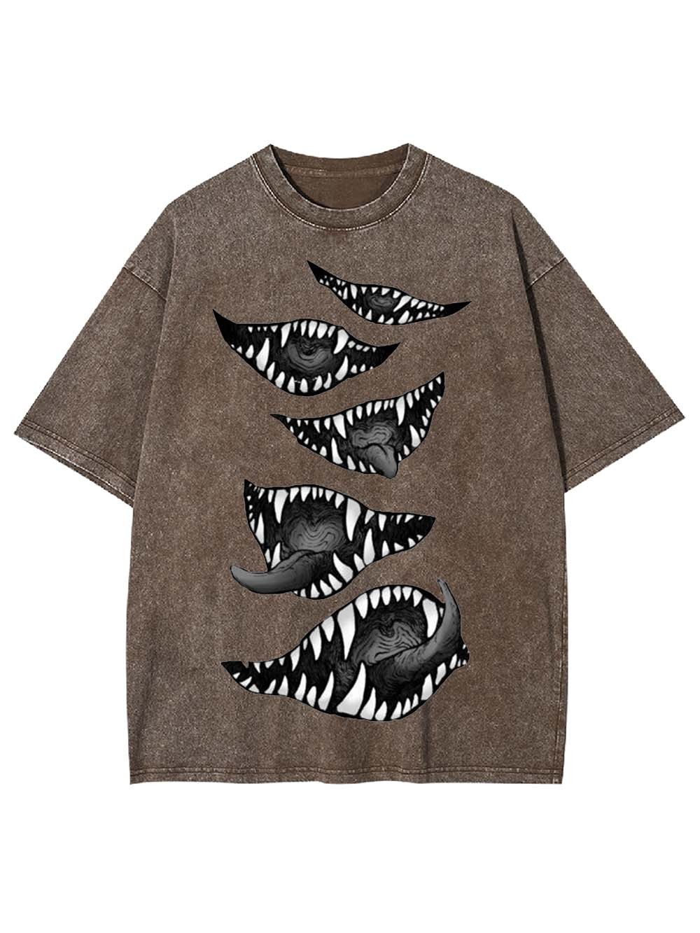 Monstrous Grins Washed Tshirt