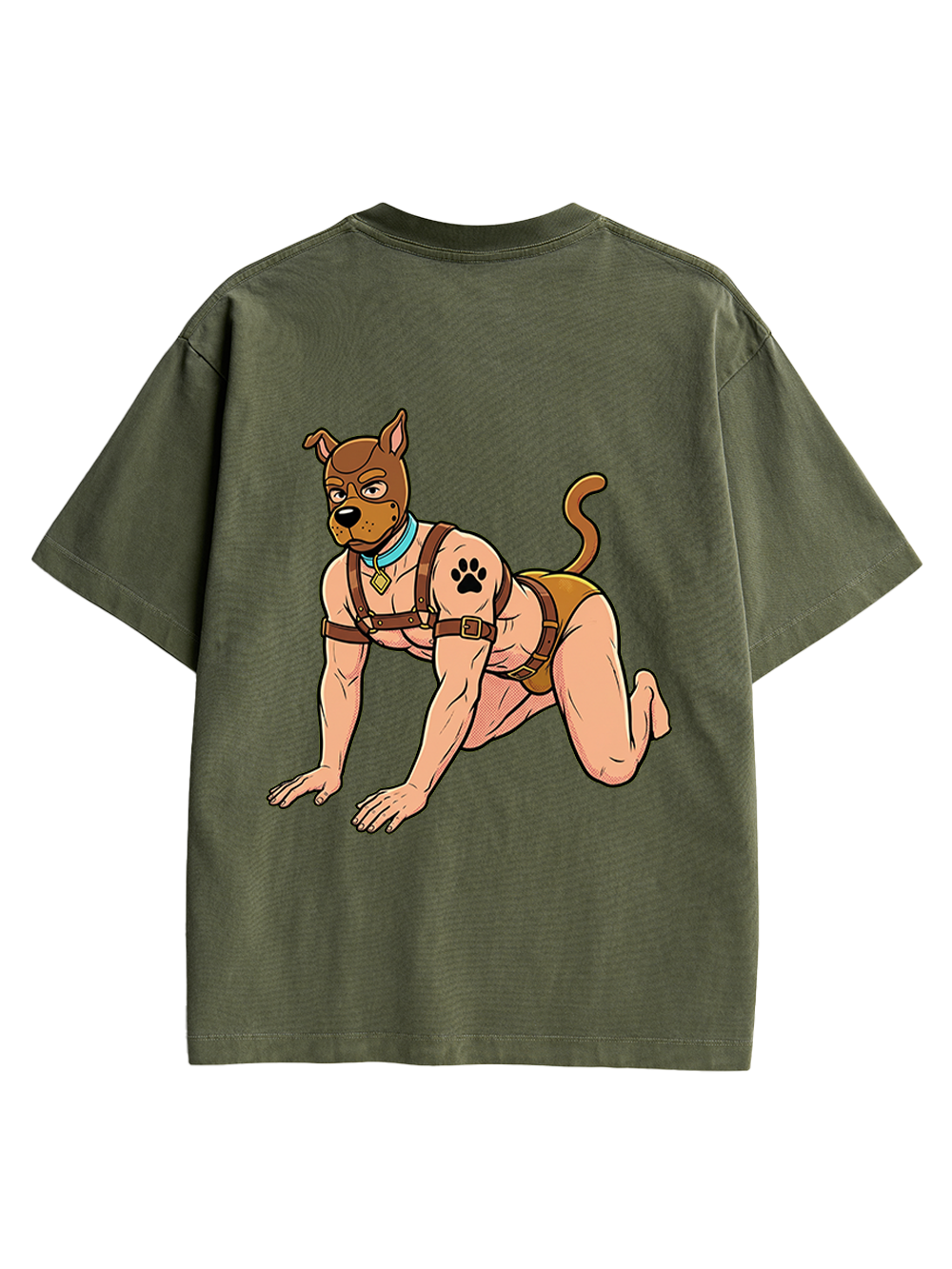 HUMAN PUP PLAY AAA BACKPRINT TSHIRT
