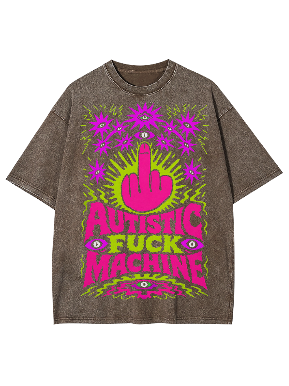 AUTISTIC FUCK MACHINE AAA WASHED TSHIRT