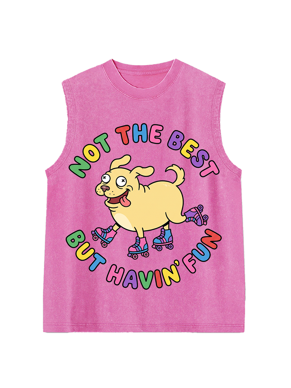 ROLLER DOG FUN WASHED TANK
