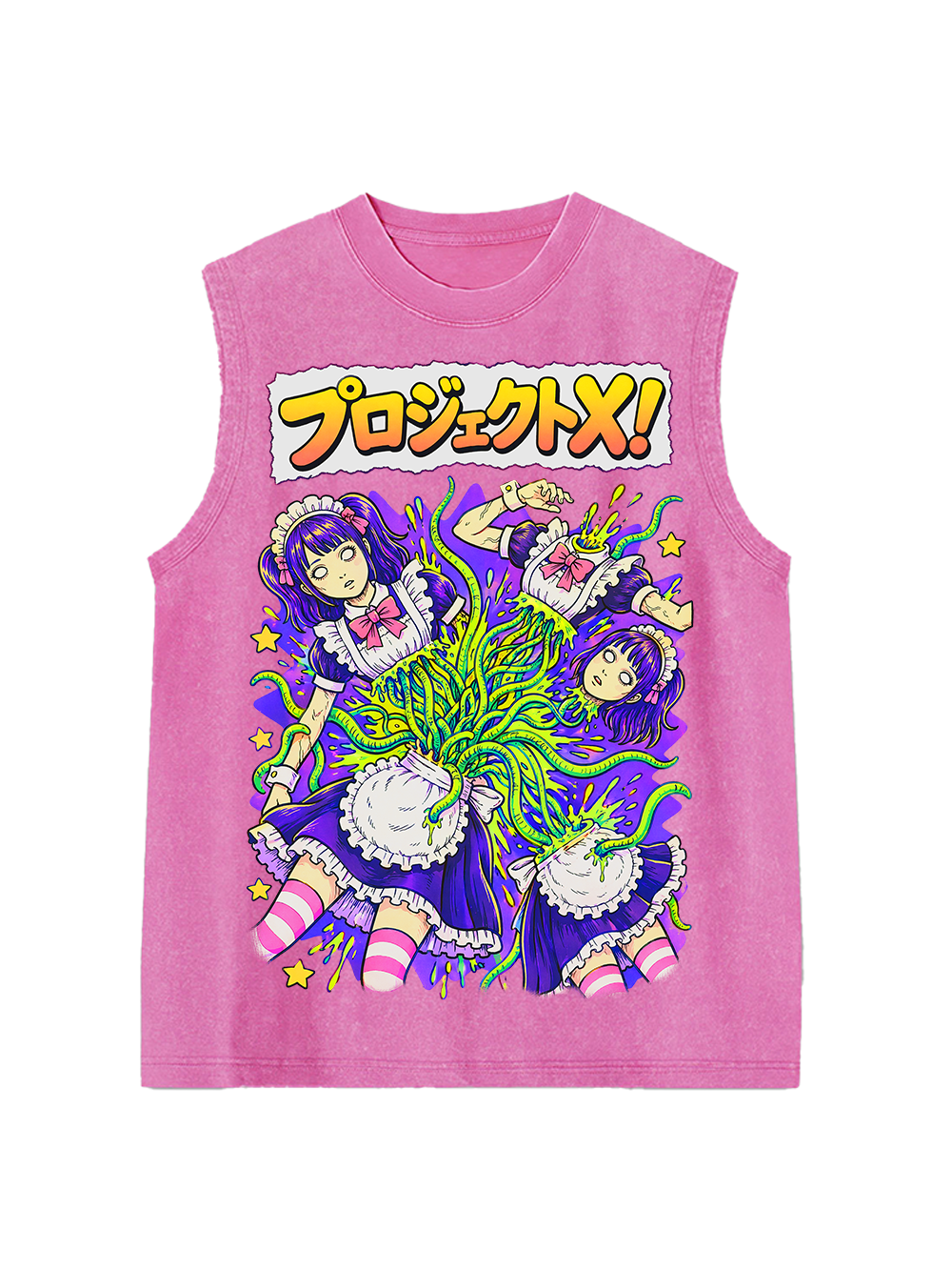 PROJECT X WASHED TSHIRT AAA WASHED TANK