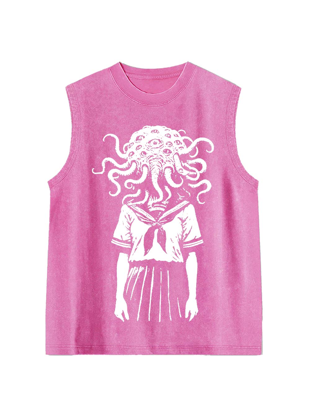 Tentacled Enigma Washed Tank Top
