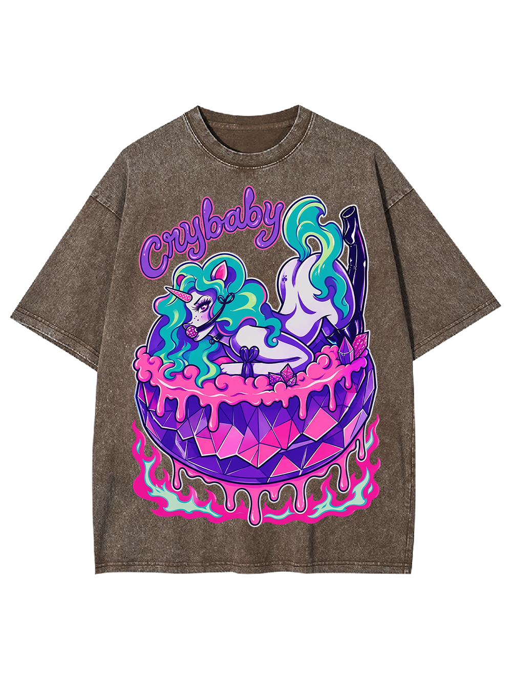 CRYBABY QUEEN AAA WASHED TSHIRT